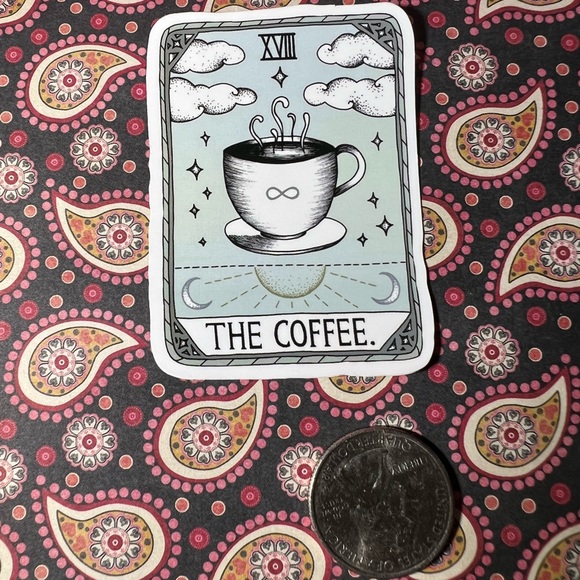 The COFFEE Tarot Witchy Spiritual Light Worker Magick Occult Tarot Reader Fortu… - Picture 3 of 4